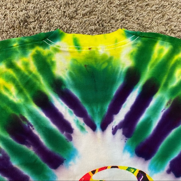 Vintage Grateful Dead Tie-Dye Skeleton Jack in the Box T-Shirt XXL - Picture 12 of 14